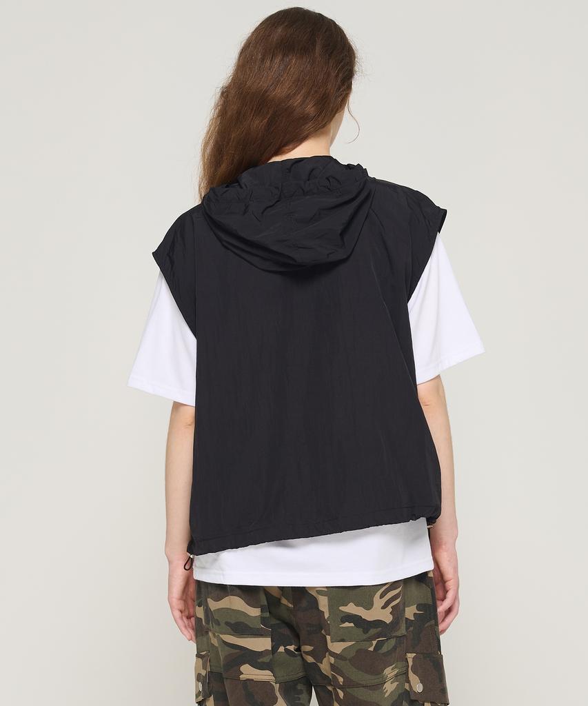 Cargobros For Woman Light Utility Hooded Vest (Black)