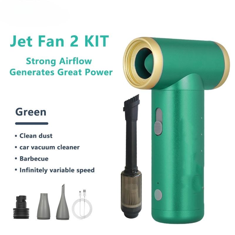 100000RPM Handheld Electric Jet Fan Compressed Air Duster Cordless Portable Computer Keyboard Cleaner