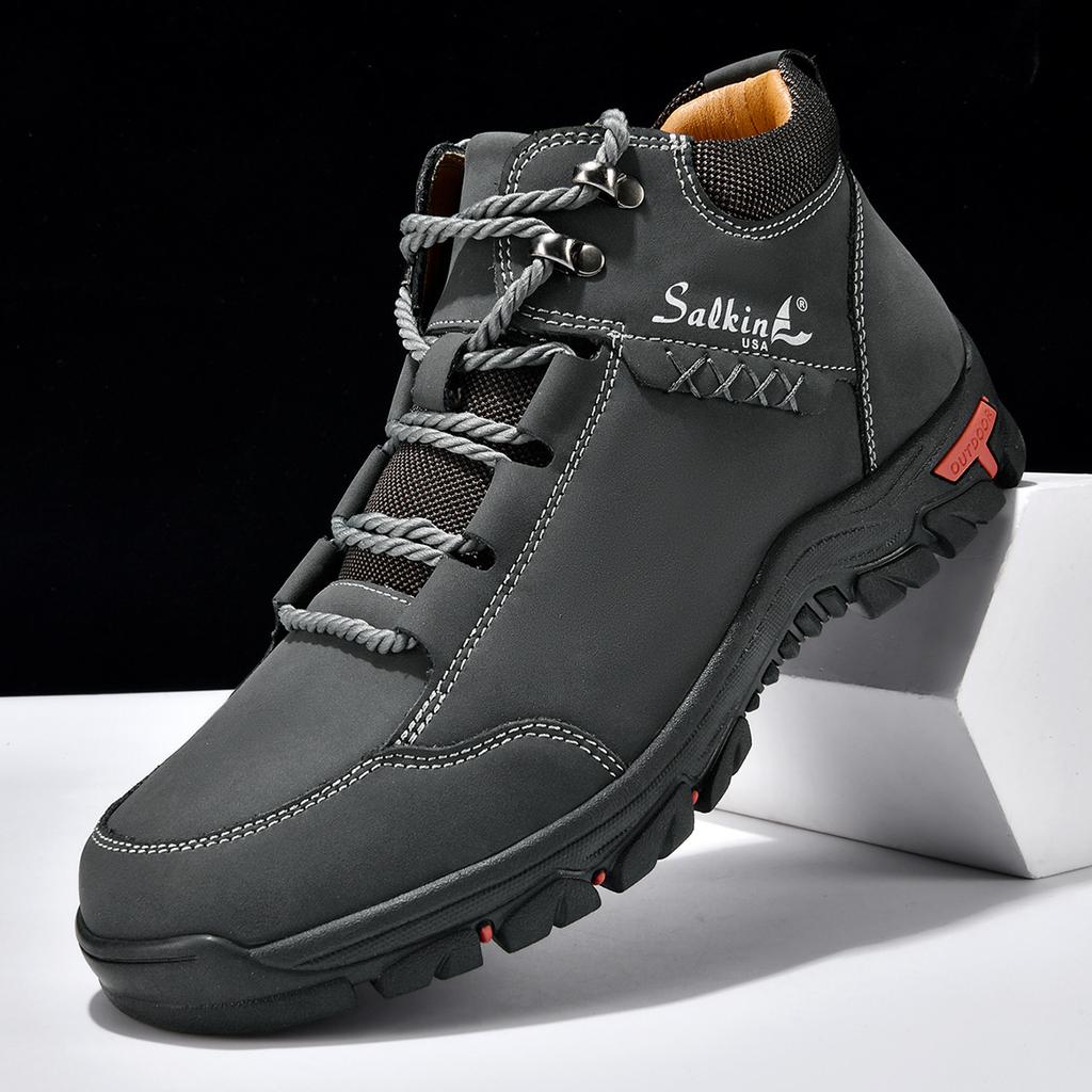 Independent Station Popular Men's Outdoor Casual Shoes British Retro 2025 Direct Supply Patented Latex Insoles