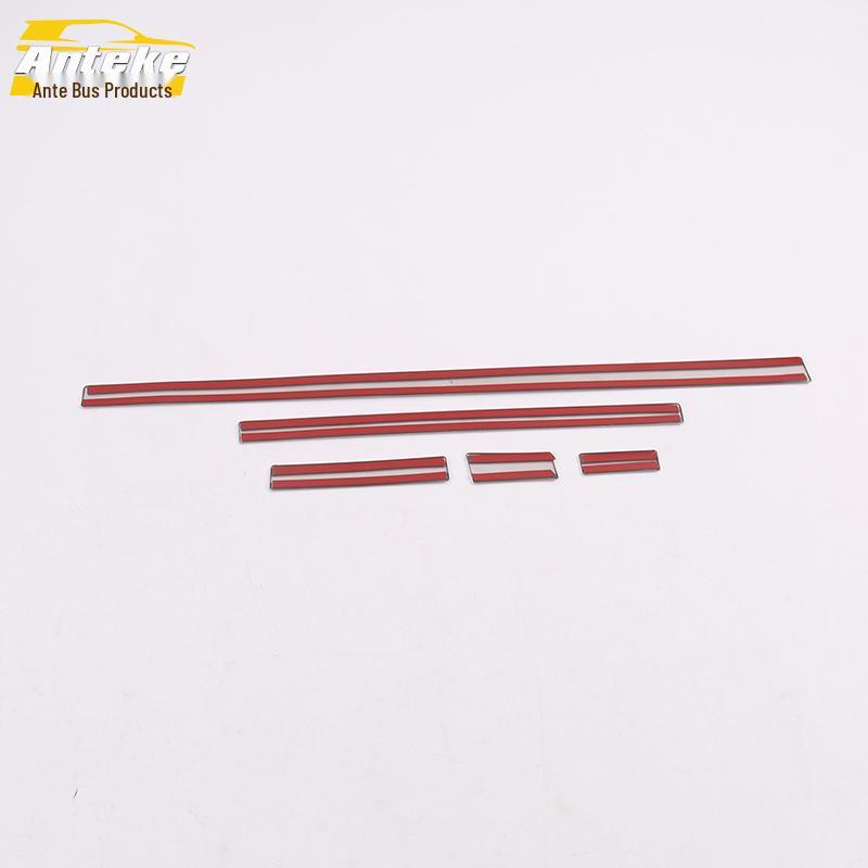 Sagitar Dashboard Trim: Fits 19 Models - Center Console Bright Strip Decorative Accessory