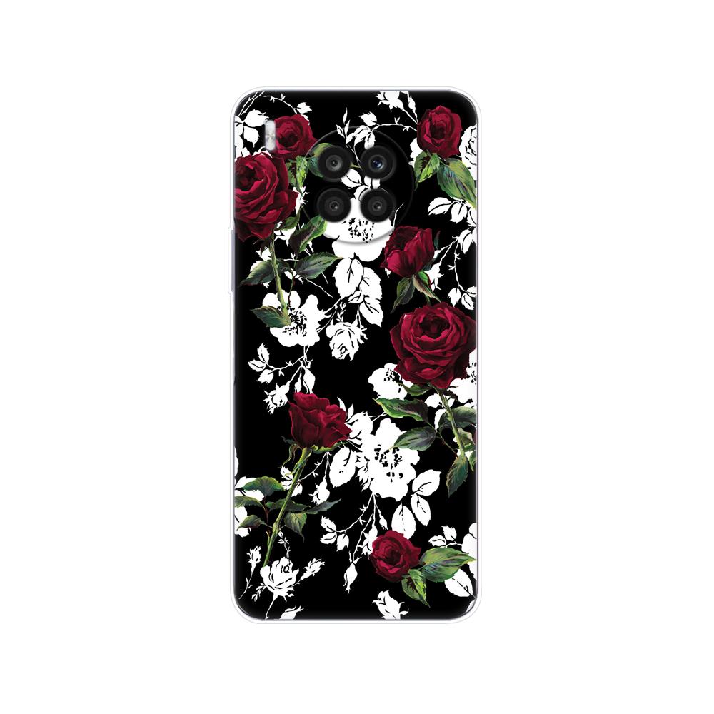 For Honor 50 Lite Case 6.67 Inch Silicon Back Cover Phone Case For Huawei Honor 50 Lite Soft Case TPU Bumper 50Lite Light Funda