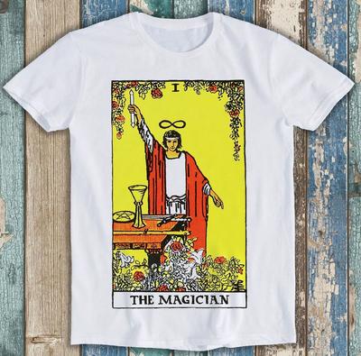 Magier Tarot Deck Karte Bestseller Lustiges Meme Geschenk T-Shirt M1526