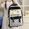 Schoolbag Japanese ins Vitality Girl Transparent Pain Bag Cream Atmosphere Elementary School Bag Lightweight Versatile Backpack