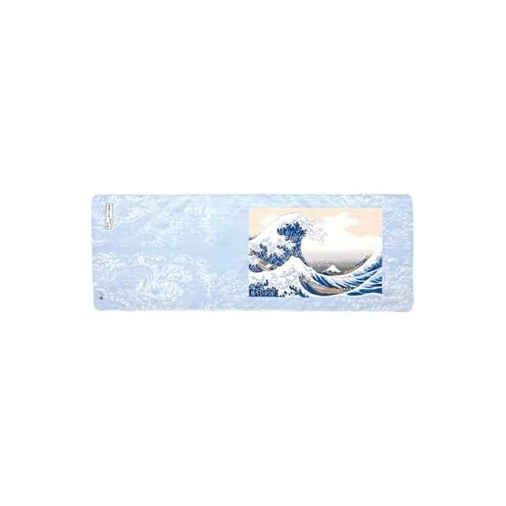 Yamamoto Jin Shoten (Official) Double Gauze Tenugui - The Great Wave off Kanagawa (Hokusai) - Made in Japan