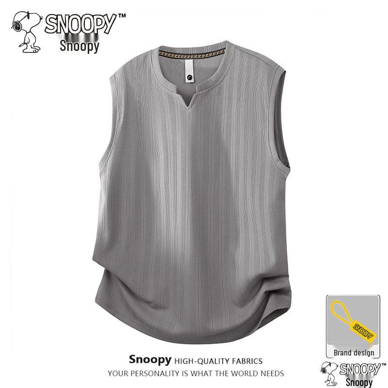 Snoopy Men s Summer Casual Sleeveless T-Shirt 3XL