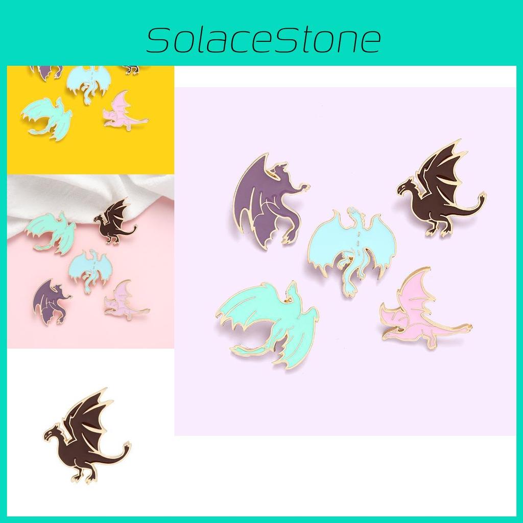 Adorable Mini Dinosaur Brooch Cute Cartoon Animal Design Unisex Accessories For All Ages