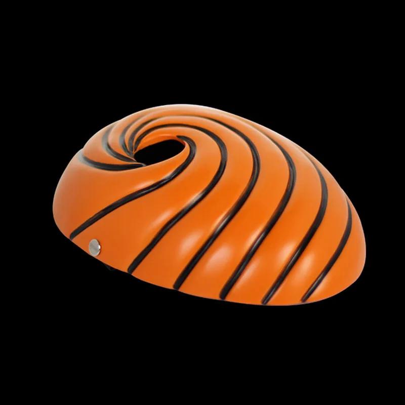 Japan Anime Cartoons Unisex Tobi Obito Akatsuki Ninja Madara Maskerade Cosplay Vollgesichts-Harz Partymaske Maske