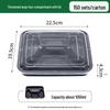 Miao Jiayi Disposable Divided Meal Prep Boxes