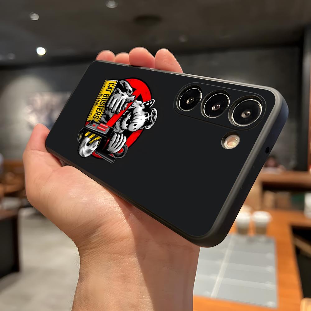 TV S-Series A-Alf Phone Case For Samsung A56 A36 A26 A16 A15 A25 A35 A55 A14 A34 A24 A54 Black Soft Shell