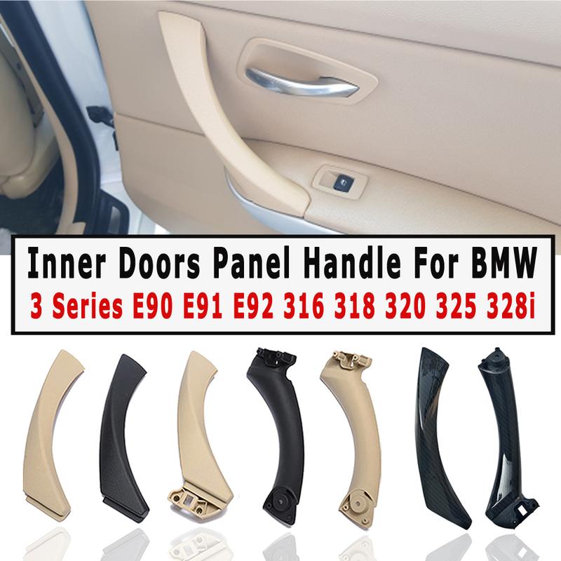 ABS Right Light Side Inner Outer Door Panel Pull Handle Trim For BMW E90 316i 318d 318i 320d 320i 323i 325i 328i 330i LHD