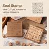 Stamp Set For Kids 25 Pieces Wood Butterfly Craft Stamps Vintage Stamp Making Kit With Box Decorative Make Your Own Art Stamps