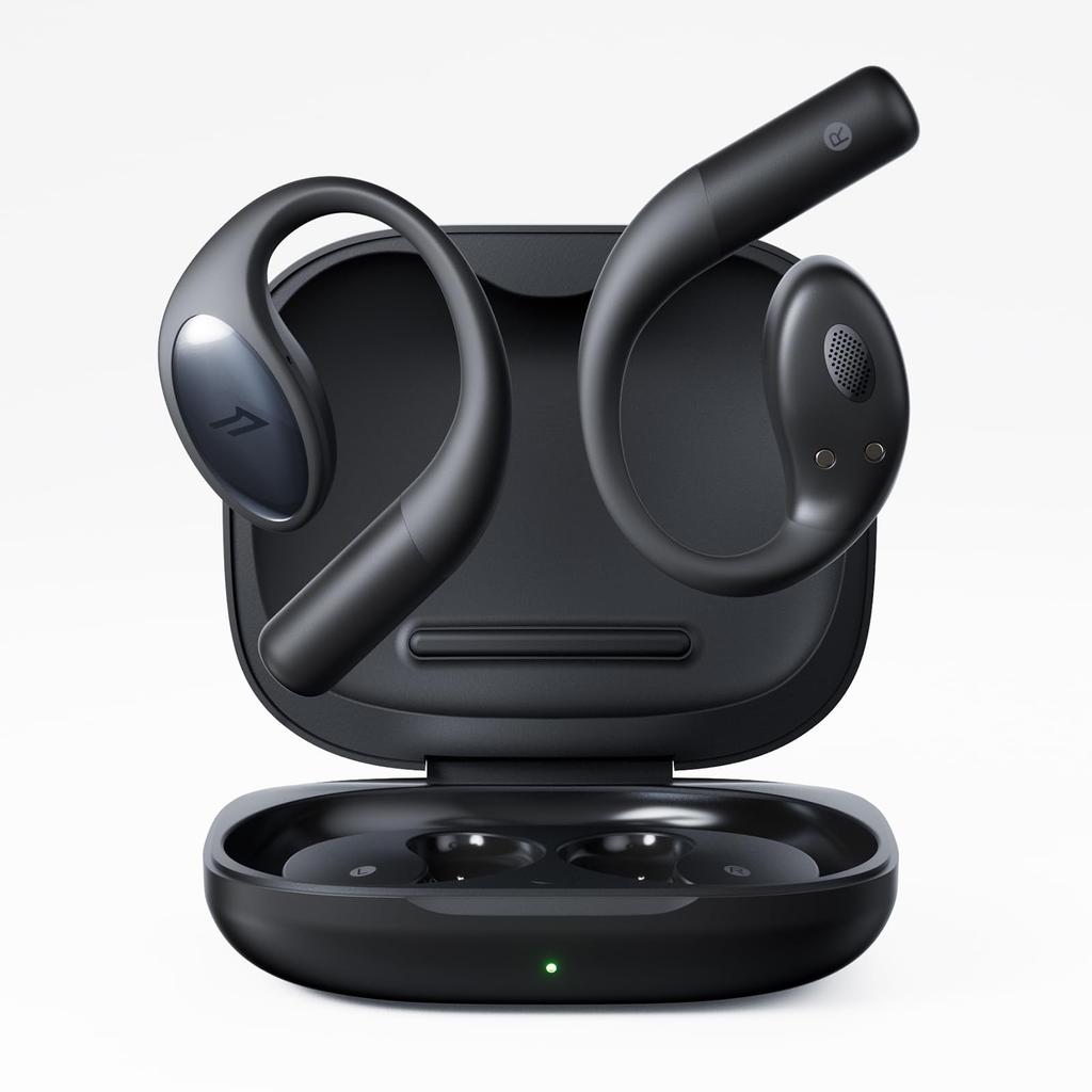1MORE Open Earbuds S51 Open-Ear Earbuds, Lightweight, Bluetooth 5.3, IPX5 Waterproof, Clear Calls, 40 Hours of Playback, Ear-Hooked Design, App