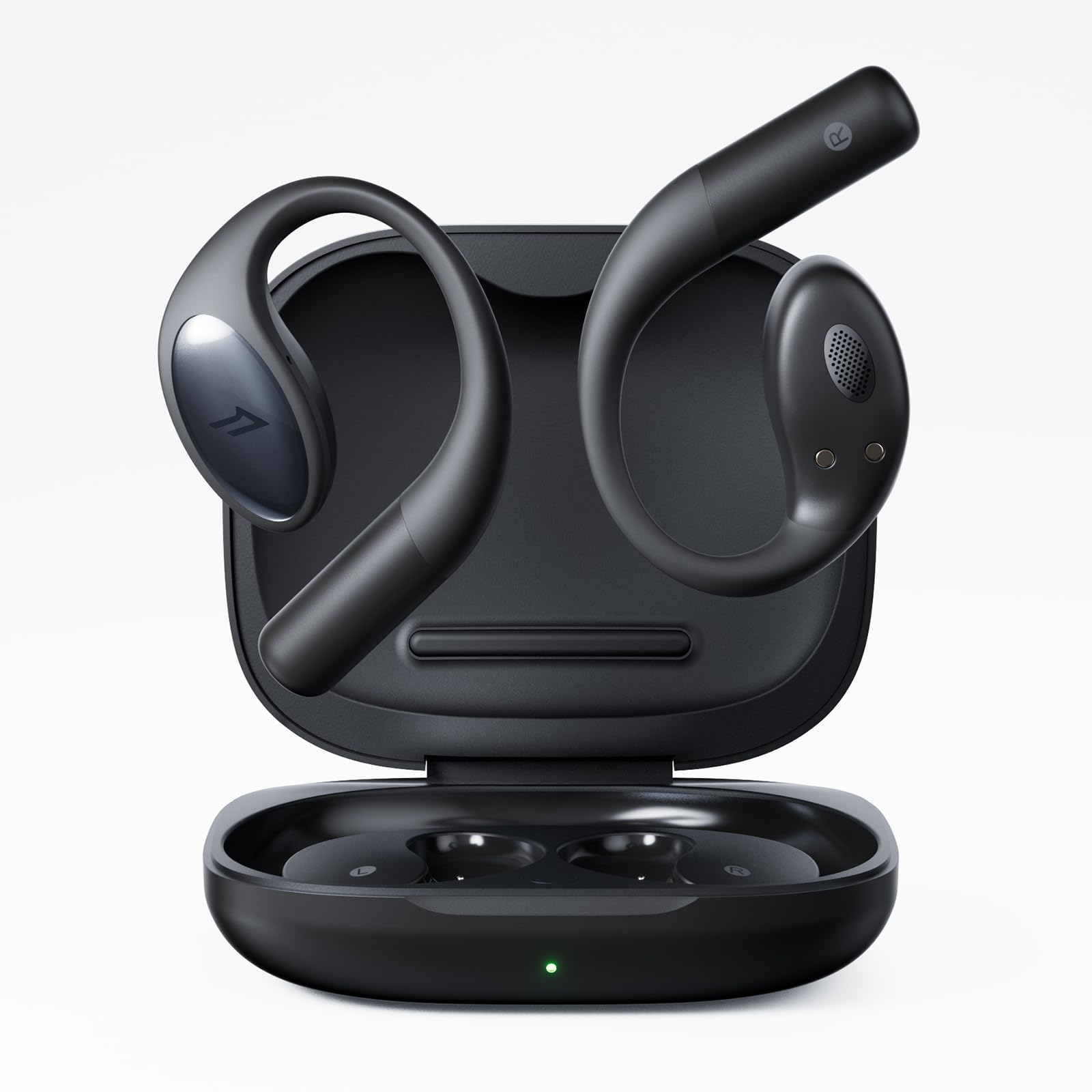 

1MORE Open Earbuds S51 Open Earbuds, Doesn t Block Your Ears, Lightweight, Bluetooth 5.3, IPX5 Waterproof, Clear Calls, 40 Hours Playtime, Over-Ear