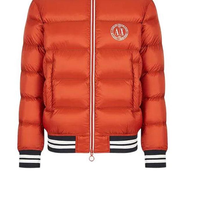 ARMANI EXCHANGE Jackets Men's Red Brown Baseball Collar Moderate Other 6LZBL8-ZNWRZ-11498