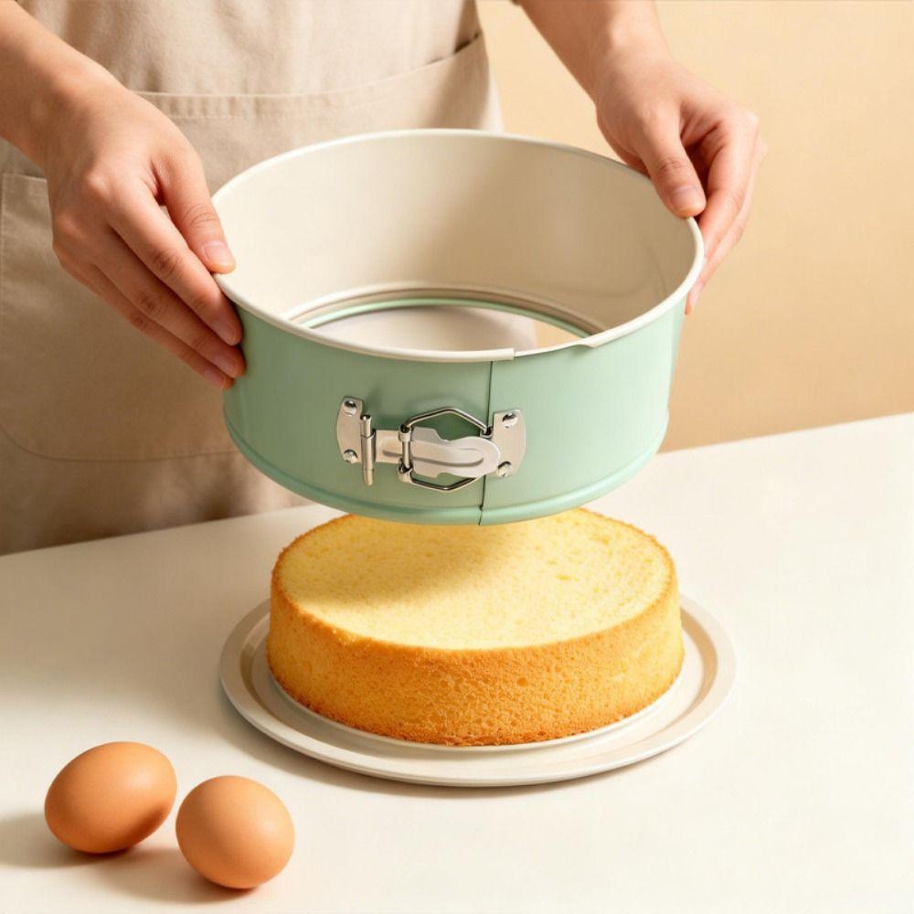 Non-Stick Springform Cake Pan Removable Bottom Cake Mold Baking Tools  Household Use