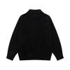 AMI Autumn and Winter New Big Heart Jacquard Wool Ami De Coeur Polo Collar Pullover Couple Sweater
