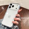 Luxury Transparent Shockproof Case For iPhone 17 16 15 14 13 12 11 Pro Max Air Plus Clear Bumper Acrylic Cases Cover