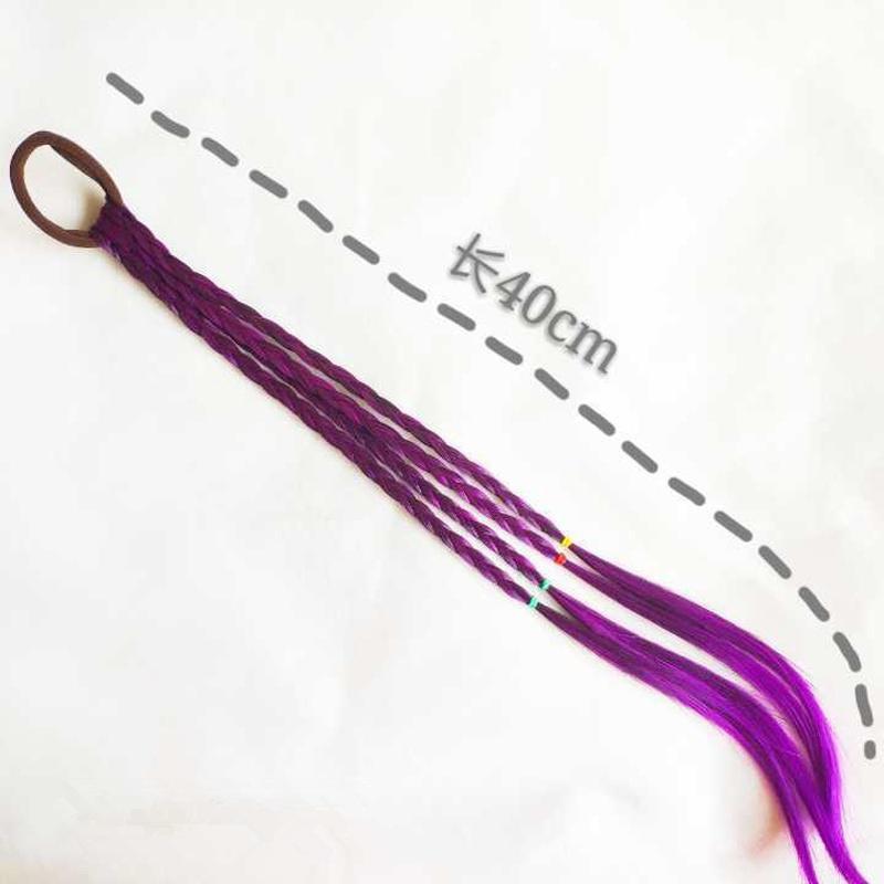 1pcs Simple Kid Elastic Hair Band Rubber Band Hair Accessories Kids Wig Headband Girls Twist Braid Rope Headdress Child Gift
