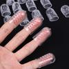 2-100Pcs Silicone Anti-Friction Toe Protector Gel Breathable Toe Caps Covers Foot Care Fingertip Elasticity Prevents Blisters