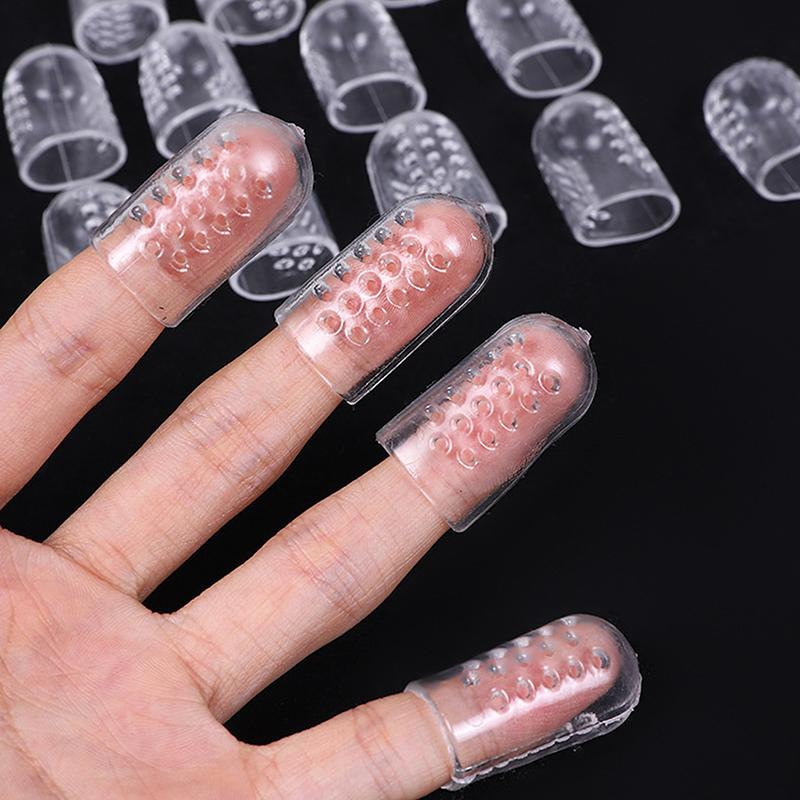 2-100Pcs Silicone Anti-Friction Toe Protector Gel Breathable Toe Caps Covers Foot Care Fingertip Elasticity Prevents Blisters