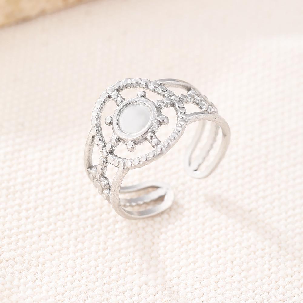 Регулируемое Геометрическое Кольцо из Нержавеющей Стали - Универсальный Европейский и Американский Стиль