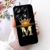 For Motorola Signature 2026 Crown Letter Phone Case For Motorola Signature XT2603-2 Black Silicone Soft Cases Bumpers