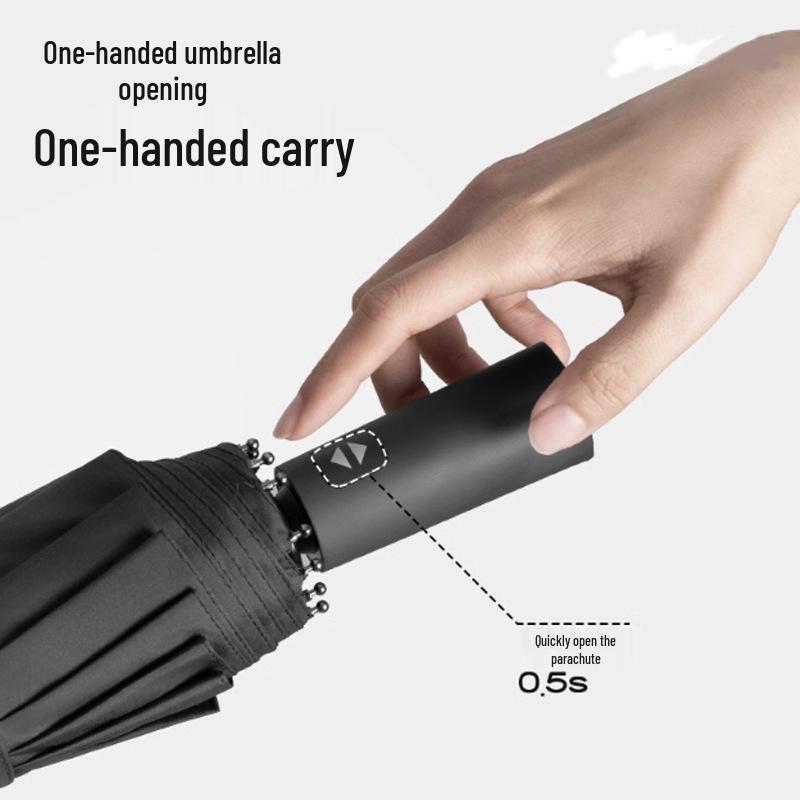 Dámský extra velký automatický deštník - Anti-UV, ochrana proti slunci do deště i do slunce