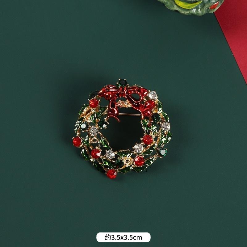 Weihnachtsbaum-Brosche neu trendy retro hochwertig Damenanzug Pullover Korsage exquisite Weihnachts-Pin-Accessoires