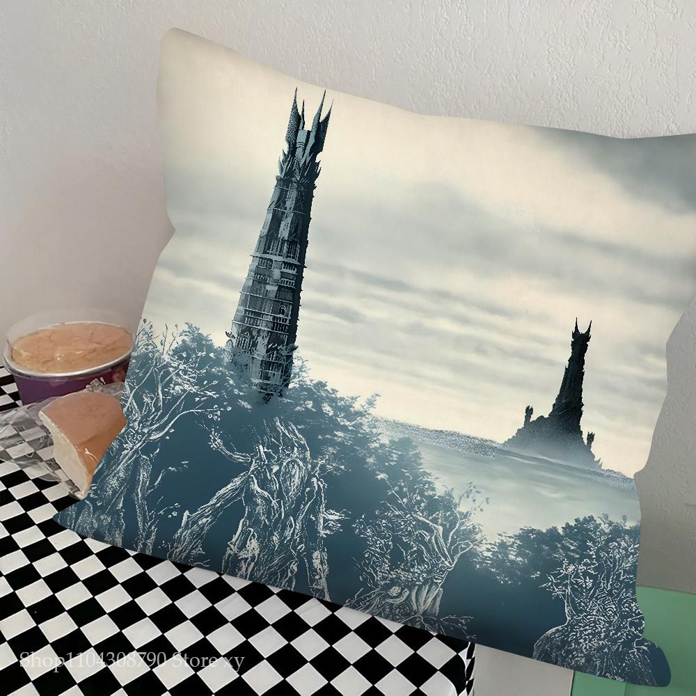 The L-Lord Of The R-Rings Pillow Case Square Pillow Bedroom Sofa Leisure Comfort Cushion Car Living Room Home Decoration