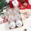 6Pcs/Box 8CM Christmas Balls Decoration Xmas Tree Hanging Ornaments for Party Home Decor New Year Navidad 2026 Gifts Accessories