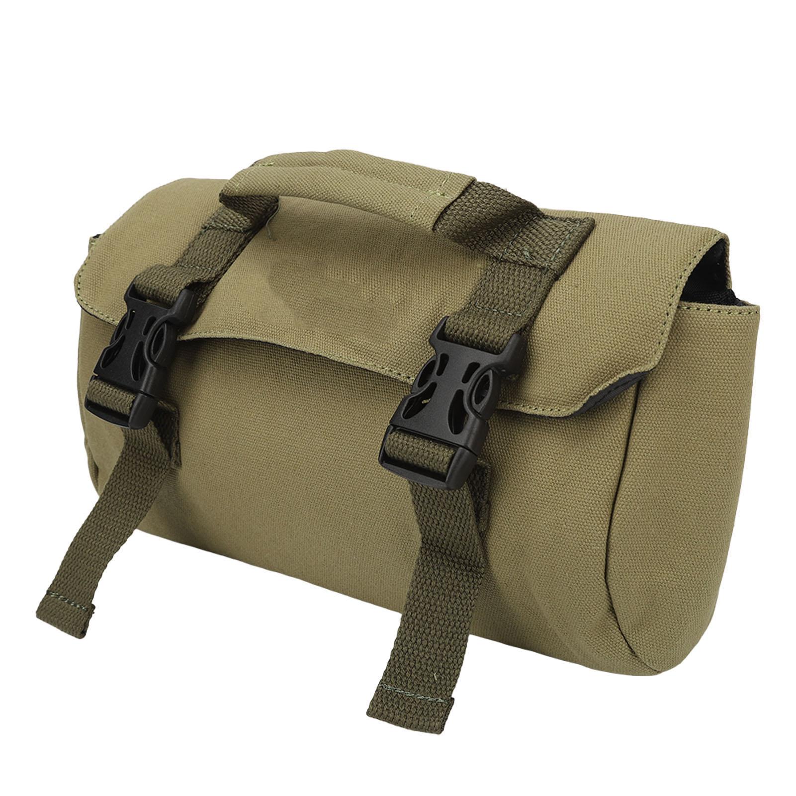 Travel Portable Makeup Bag Multifunctional Canvas Outdoor Camping Gas Canister Stove Storage Bag