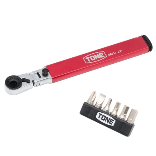

Tone BRFM6S Swing Bit Ratchet Set with Magazine, 6.35mm Bit Width, 7 Pieces