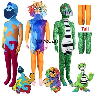Hororová hra Poppy 4 Halloweenský kostým monstra pro dospělé a děti Noční můry Stvoření Dinosaura Lva Yarnabys Pianosaurus Čas na hraní Cosplay