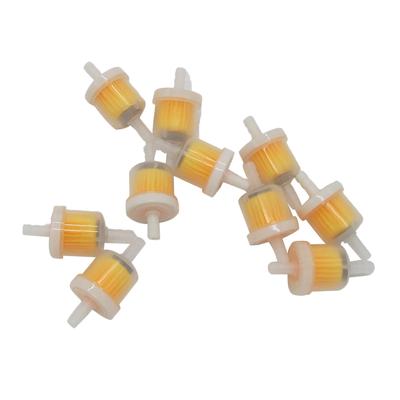 10X Grande Universal Filtro de combustible de gas en línea de Gasolina Auto Coche parte Fit 6//8mm Tubos