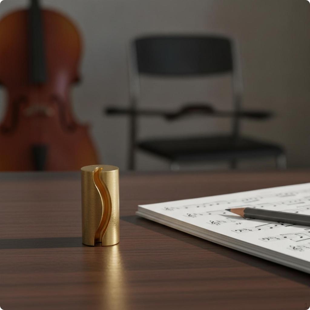 Cello Wolf Tone Damper Brass Shaped Mute for Cellists, Performances 11G