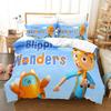 Blipi Wonders 3D Printed Duvet Case Pillowcase Bedding Set Twin Full Queen King Size for Kids Bedroom Decor