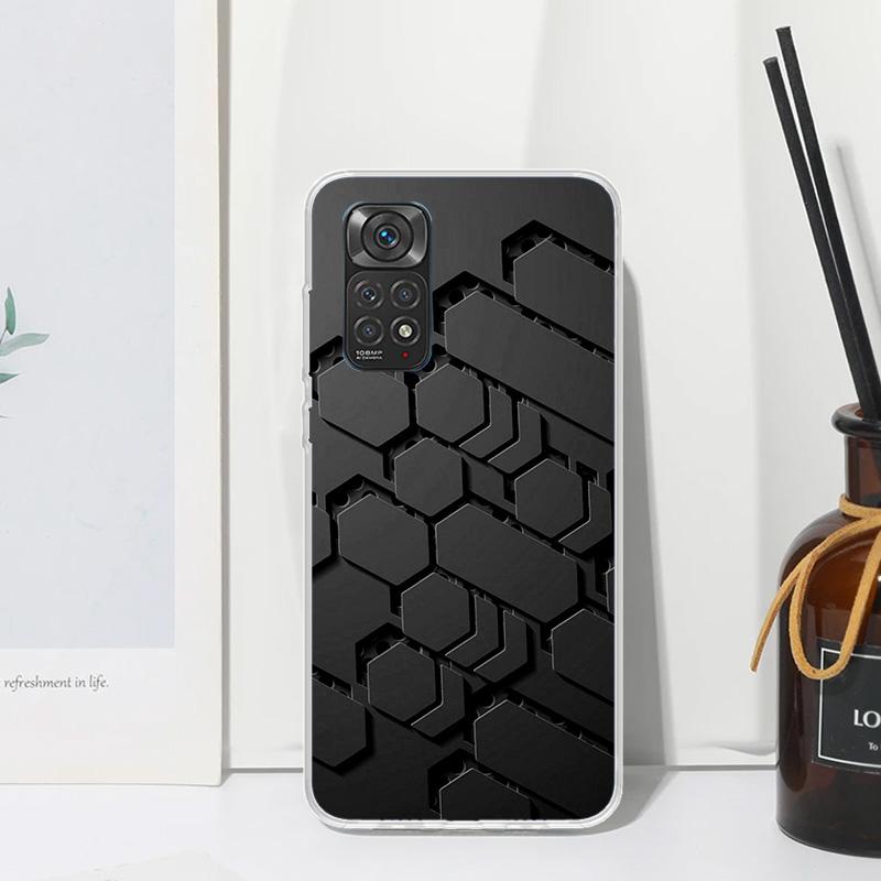 

Forged Carbon Pattern Phone Case For Xiaomi Redmi Note 15 13 14S 14 Pro Plus 12S 11S 10S 12 11E 10 11T Art Fundas Back Cover Red Redmi Note 15 Pro 4G