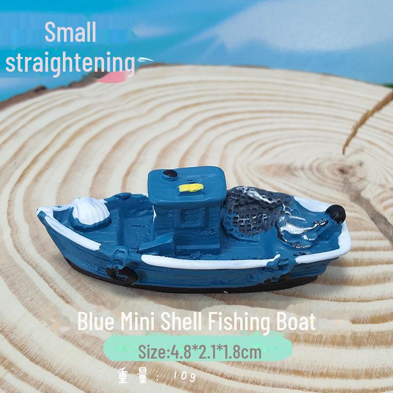 Micro Landscape DIY Miniature Wupeng Fishing Boat Ornament