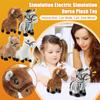 Simulation Electric Simulation Horse Plush Toy, Interactive, Can Walk, Call, And Move
