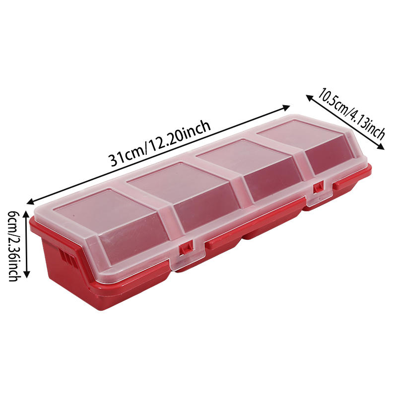 Heavy-Duty Plastic Parts Organizer Multi-Compartment Screw Storage Tidying Box for Jewelry Hardware Electronics Small Components
