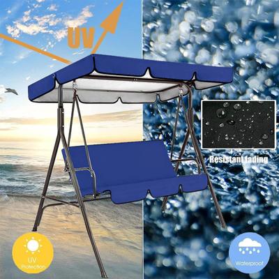 Swing Chair Canopy Replacement Waterproof Anti-UV 45691 Seater Swing Chair Top Cover Outdoor