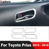 For Toyota Prius 2016 2017 2018 ABS Matte Car Inner Door Handle Bowl Cover Trim Decoration Interior Molding Accessories