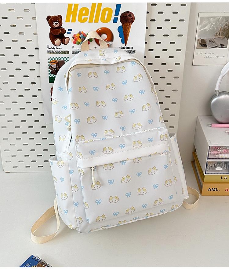 School Bag Korean Version Ins Large Capacity Cute Casual Simple Versatile Light Spring Outing