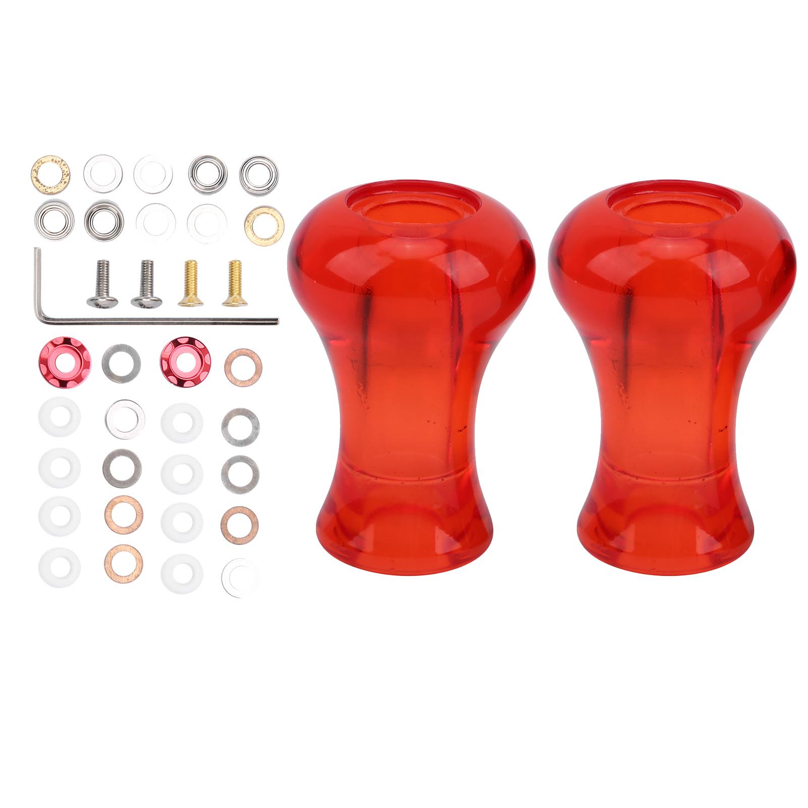 

1Pair AMO Lure Fishing Reel Refit Handle Knob 27.5mm for Lowprofile Reel Spinning Reel