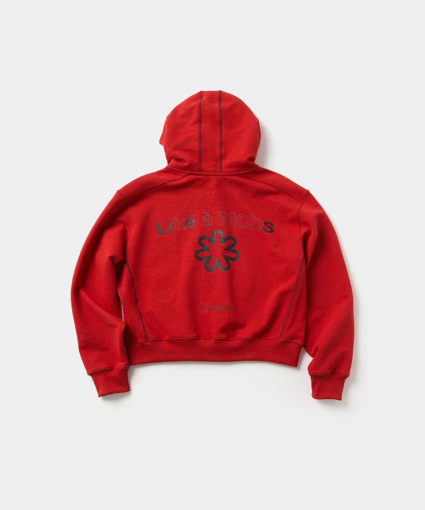 Like A Mods Rise Hoodie_Red
