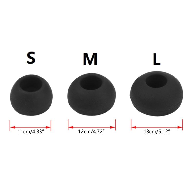 Silicone Earbud Tips Replacement EarbudCaps Eartips Tips 3Pairs Inner Hole 4mm Silicone Earplugs for FLASH