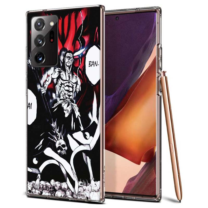 BLEACH Zaraki Kenpachi Phone Case for Samsung A55 A35 A25 A15 A07 A05S A16 A17 A26 A36 A37 A56 A57 Galaxy Note 20 10 A50S A71 A5