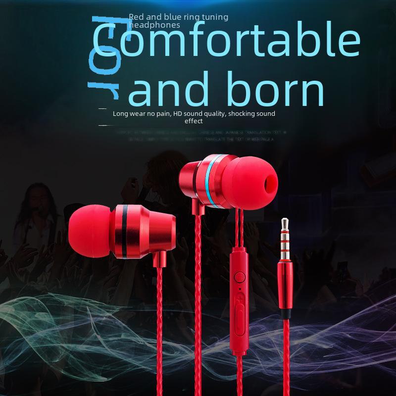 

«Наушники-вкладыши с металлическим басом 2020 года с микрофоном для мобильных устройств и ПК» 3.5 Plastic electroplating