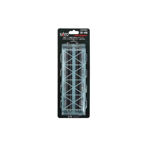 KATO N Gauge Double Track Truss Iron Bridge Light Blue 20-436 Railway Model Supplies