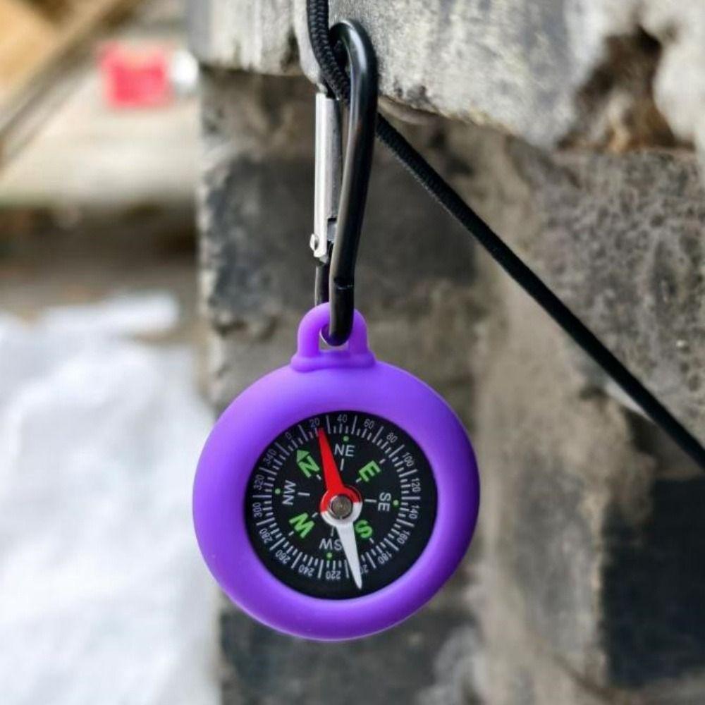 Mini Outdoor Survival Compass Carabiner  For Camping and Outdoor Exploration